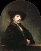 Rembrandt van rijn self portrait at the age of 34 china oil painting artist